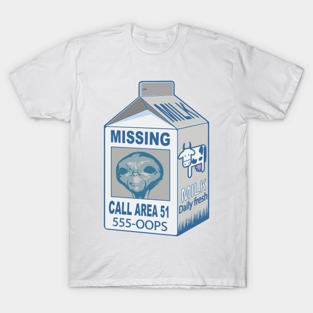 Alien Missing T-Shirt by Manikool